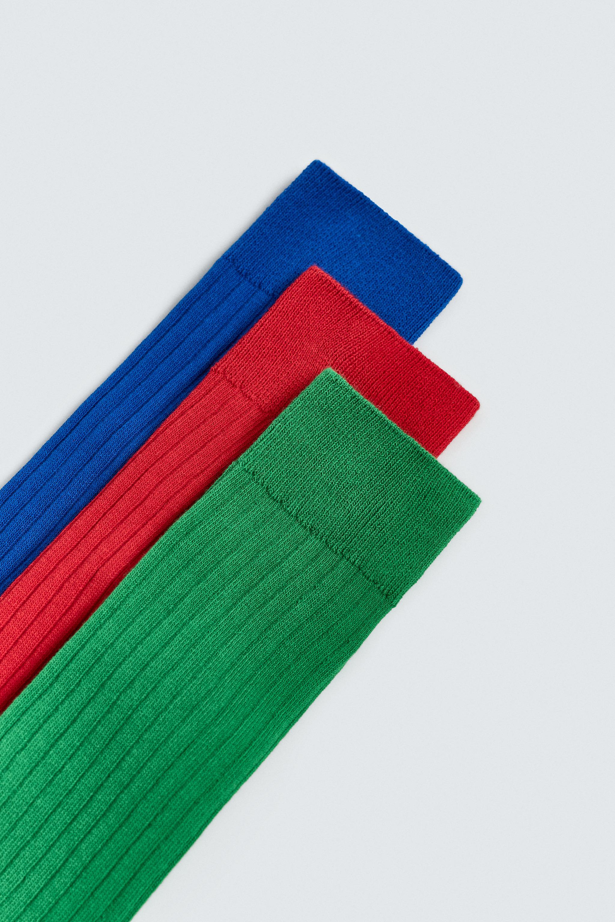 AARON LEVINE X ZARA CONTRAST RIB SOCKS